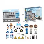 Puzzle magnetic Sectia de politie Joc educativ Carte