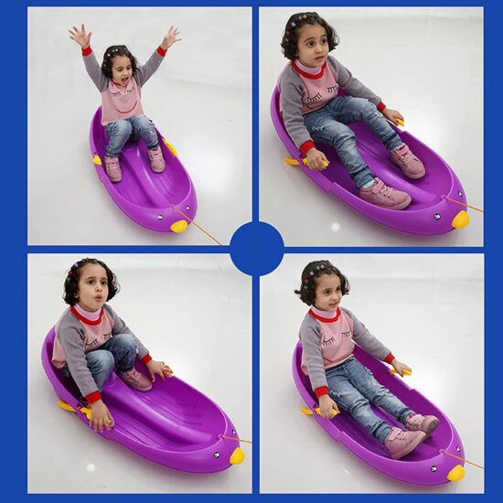 Sanie Placa cu frane Pinguin din plastic Snowmobil
