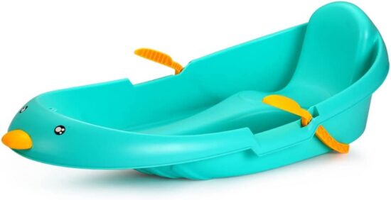 Sanie Placa cu frane Pinguin din plastic Snowmobil