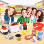 Set Casa de marcat Scanner Cititor de bare Alimente