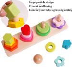 Sortator stivuire 4 Coloane Forme lemn Turn Rainbow