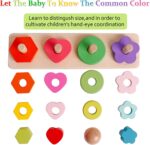 Sortator stivuire 4 Coloane Forme lemn Turn Rainbow