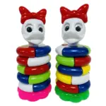 Piramida Animale Puzzle 5 cercuri Ratusca Duck