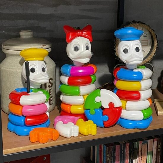 Piramida Animale Puzzle 5 cercuri Ratusca Duck Piramida Animale Puzzle 5 cercuri Ratusca Duck