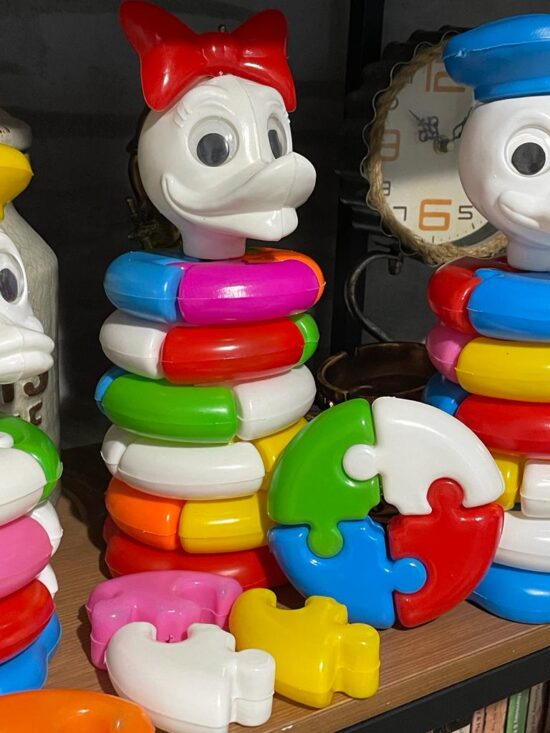 Piramida Animale Puzzle 5 cercuri Ratusca Duck