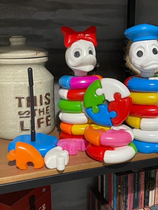 Piramida Animale Puzzle 5 cercuri Ratusca Duck