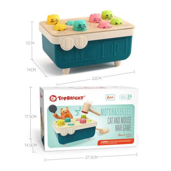 Banc lucru cu ciocanel Pisica prinde soriceii Topbright