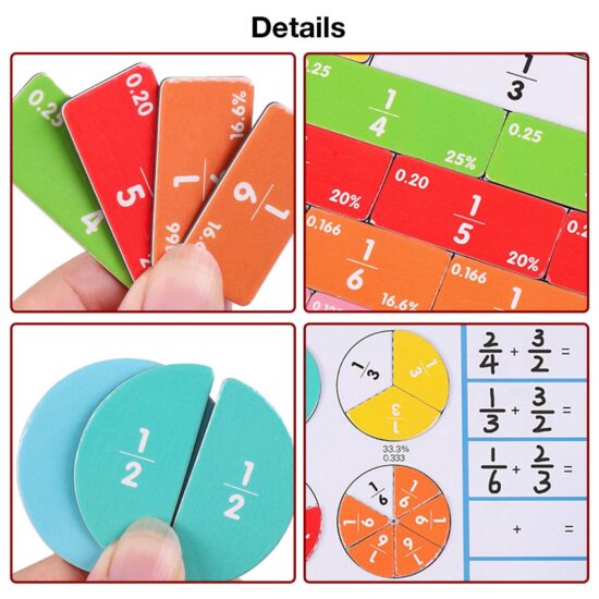 Carte magnetica aritmetica Puzzle descompunere digital