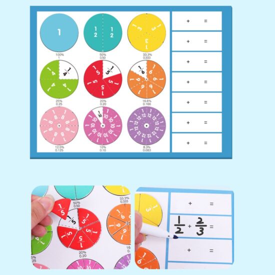 Carte magnetica aritmetica Puzzle descompunere digital