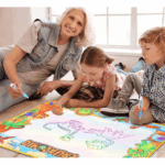 Covoras cu dinozauri Set educativ desen Marker cu apa