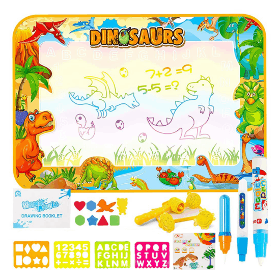 Covoras cu dinozauri Set educativ desen Marker cu apa