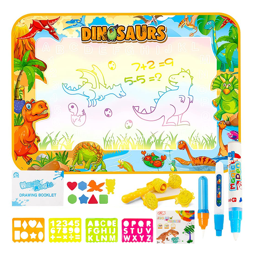 Covoras cu dinozauri Set educativ desen Marker cu apa