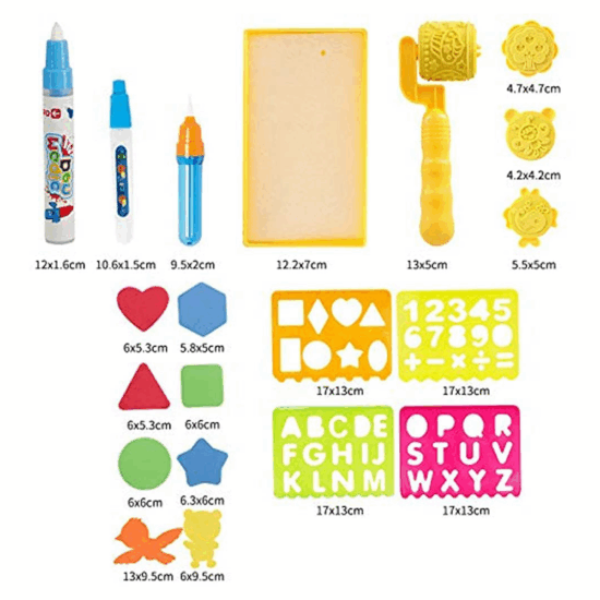 Covoras cu dinozauri Set educativ desen Marker cu apa