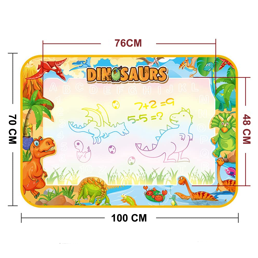 Covoras cu dinozauri Set educativ desen Marker cu apa