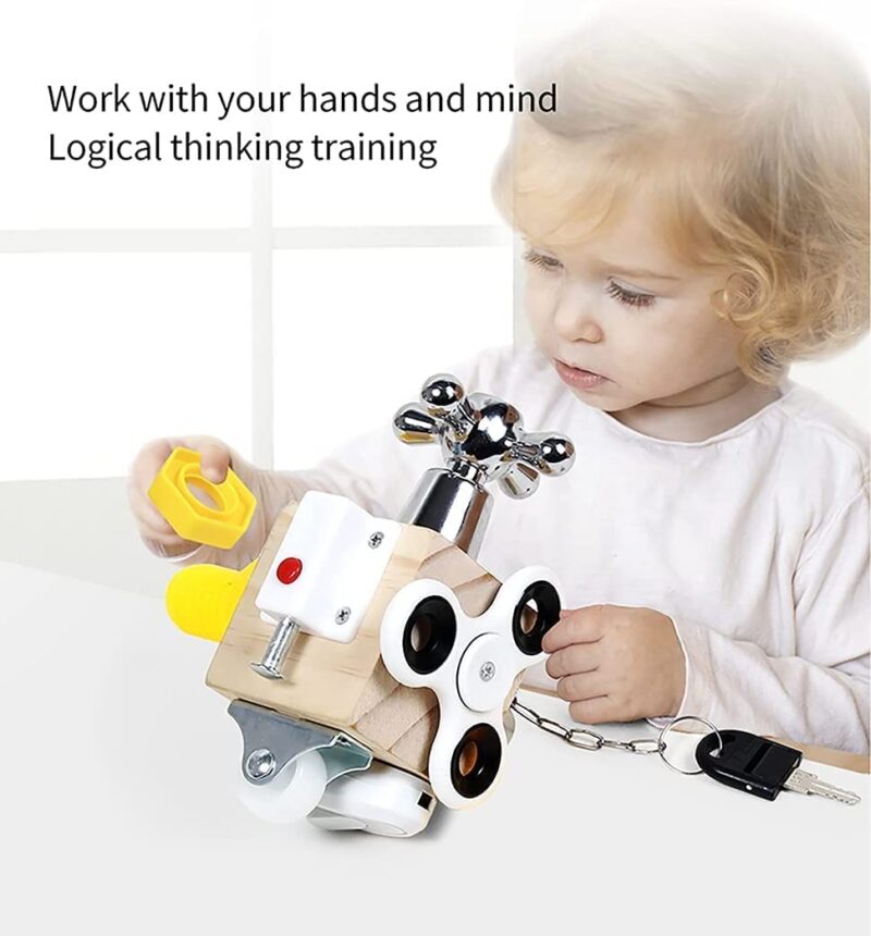 Cub Busy Board Activitati educative Incuietori Cheie