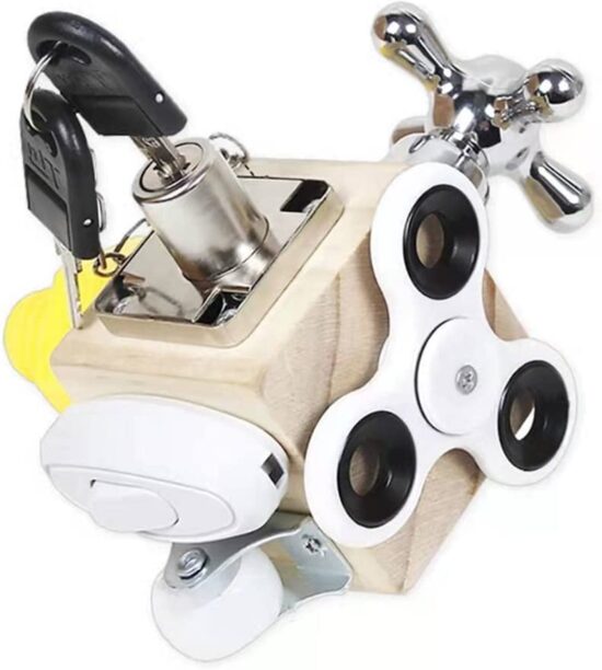 Cub Busy Board Activitati educative Incuietori Cheie