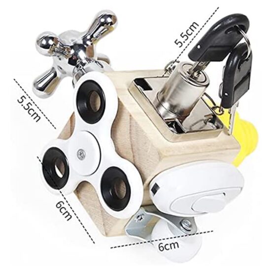 Cub Busy Board Activitati educative Incuietori Cheie