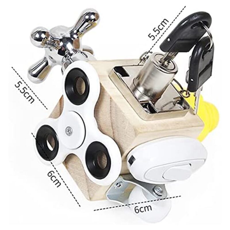 Cub Busy Board Activitati educative Incuietori Cheie