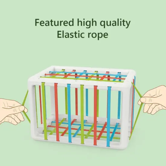 Cub motricitate bebe Sortare forme moi Texturi diferite