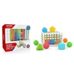 Cub motricitate bebe Sortare forme moi Texturi diferite