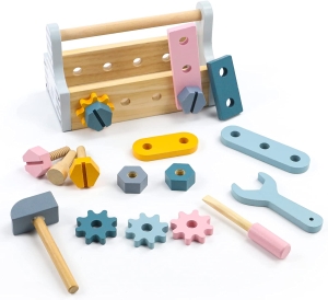 Cutia cu scule Jucarii instrumente constructii Montessori