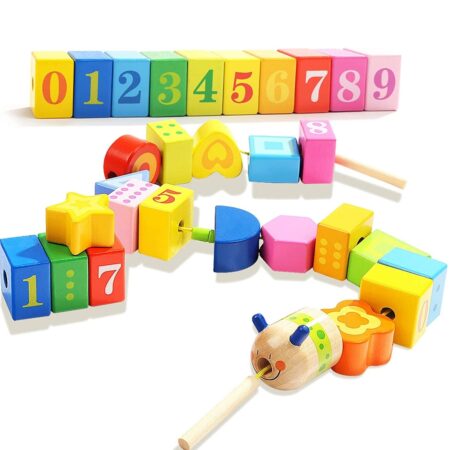 Forme geometrice numerotate si Joc de snuruit Omida