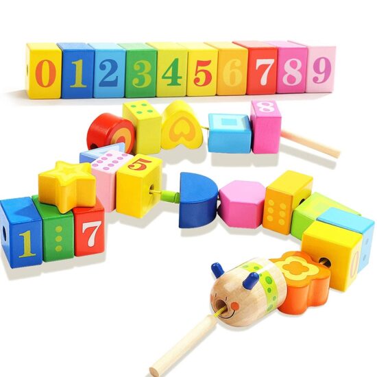 Forme geometrice numerotate si Joc de snuruit Omida