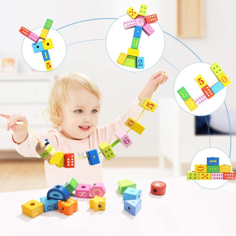 Forme geometrice numerotate si Joc de snuruit Omida