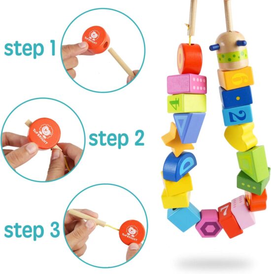 Forme geometrice numerotate si Joc de snuruit Omida