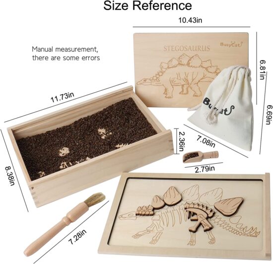 Joc Puzzle Kit Stiintific Scheletul Dinozaurului in Pamant