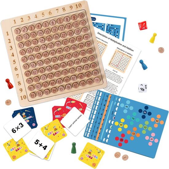 Joc didactic Tabla Inmultirii cu planse si operatiuni matematice