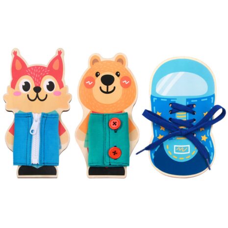 Joc educativ Jucarii de indemanare Sa Ne imbracam