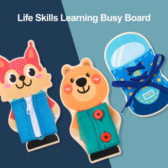 Joc educativ Jucarii de indemanare Sa Ne imbracam