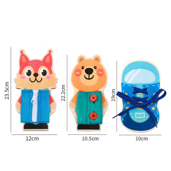 Joc educativ Jucarii de indemanare Sa Ne imbracam