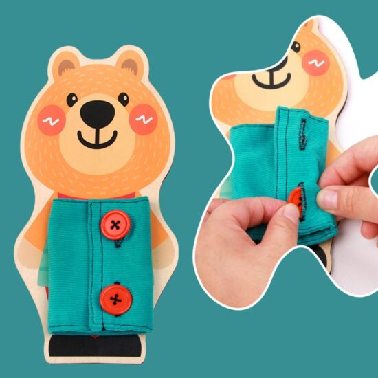 Joc educativ Jucarii de indemanare Sa Ne imbracam