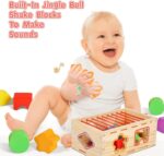 Jucarie Sortator forme geometrice Cutia benzi elastice