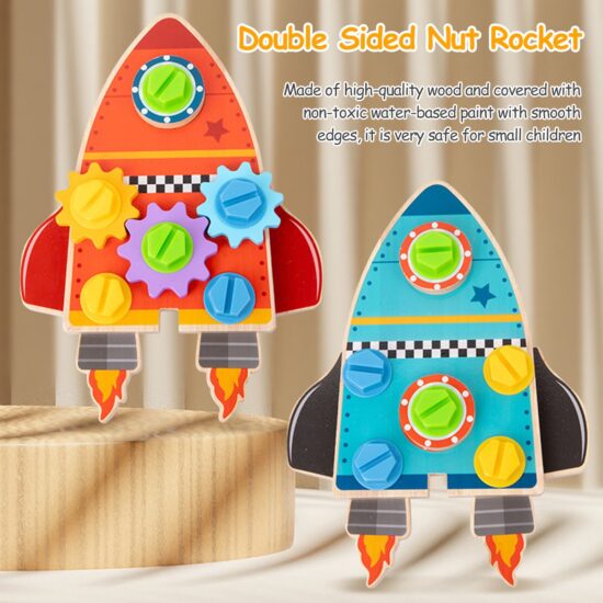 Jucarie de asamblat Racheta reversibila Disassembly Rocket