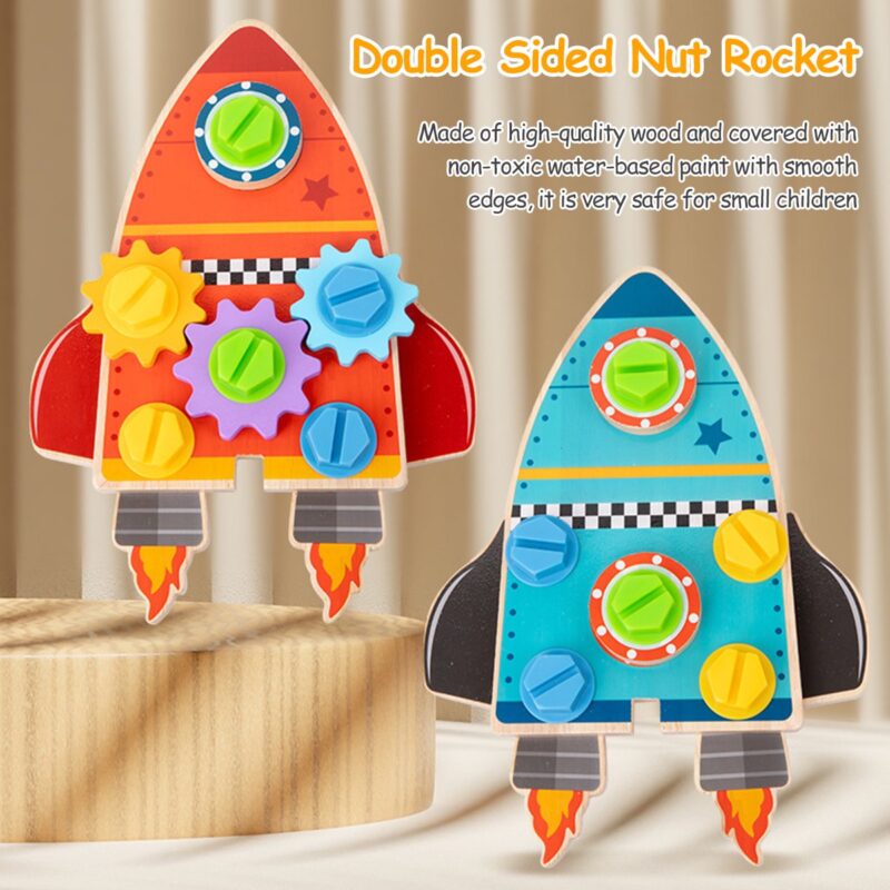 Jucarie de asamblat Racheta reversibila Disassembly Rocket