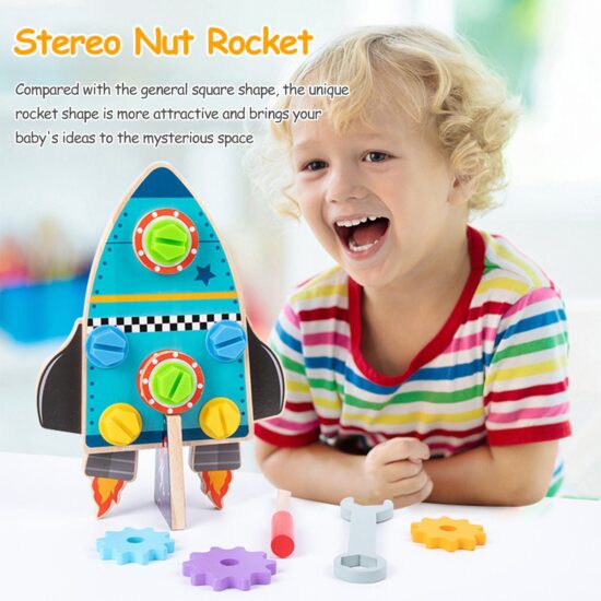 Jucarie de asamblat Racheta reversibila Disassembly Rocket