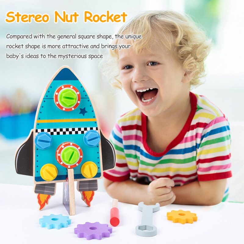 Jucarie de asamblat Racheta reversibila Disassembly Rocket