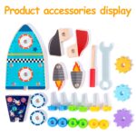 Jucarie de asamblat Racheta reversibila Disassembly Rocket