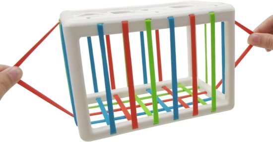 Jucarii bebe sortare Forme Litere in Dreptunghiul elastic