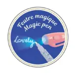 Jurnal secret cu Pix magic pentru copii Djeco