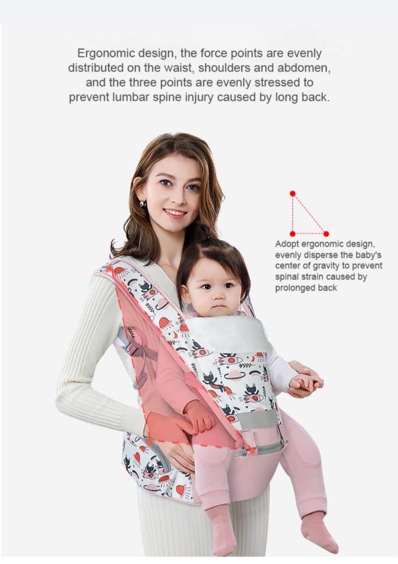 Marsupiu bebelusi cu Scaun detasabil Model desene