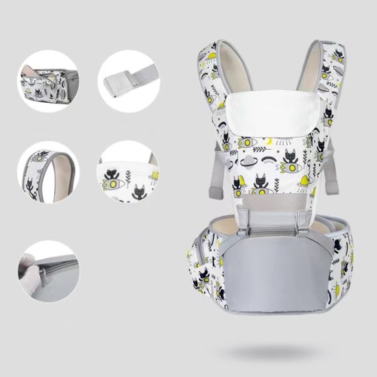 Marsupiu bebelusi cu Scaun detasabil Model desene