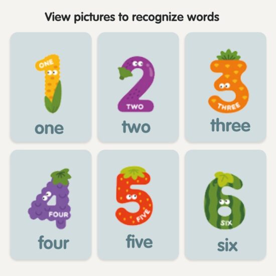 Numere magnetice Forma de Fructe si Semne 26 piese