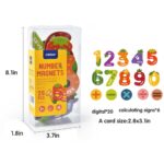 Numere magnetice Forma de Fructe si Semne 26 piese