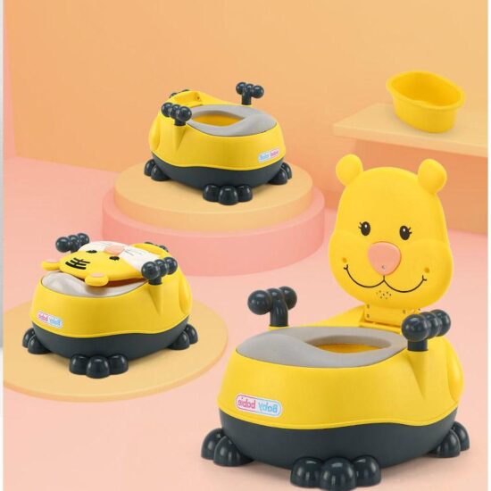 Olita portabila Galbena Animalute Spatar Manere Capac