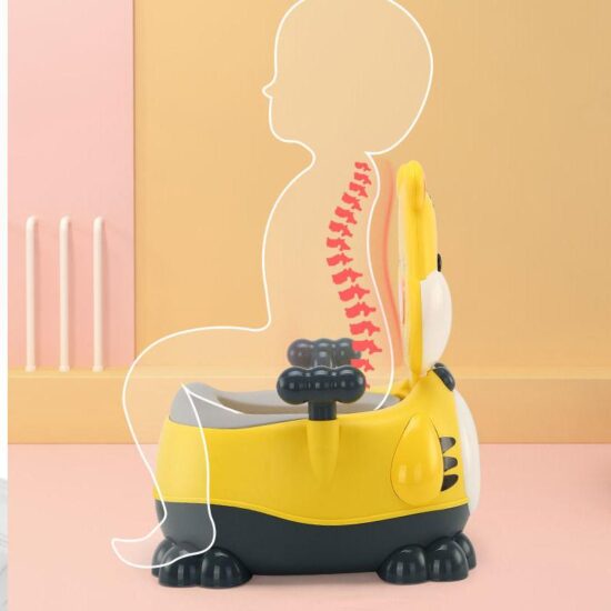 Olita portabila Galbena Animalute Spatar Manere Capac