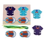 Puzzle Montessori Cum ne inchidem Sireturile Nasturii